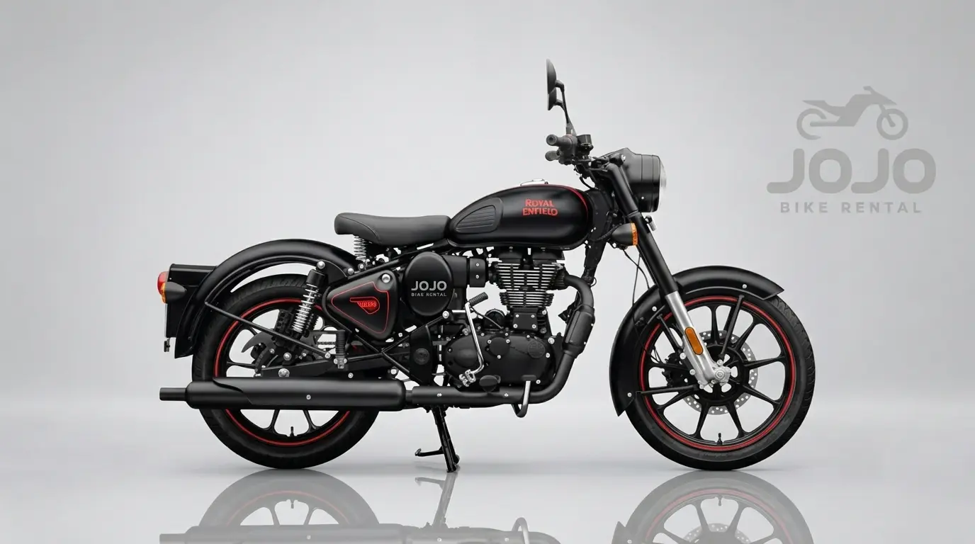 Royal Enfield Bullet 350 on rent in Jaipur